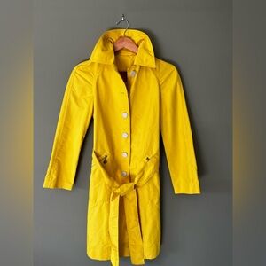 Tory Birch Yellow Rain Jacket